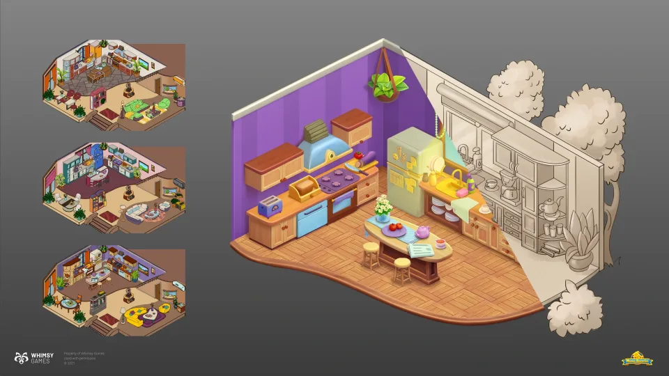 In-game render