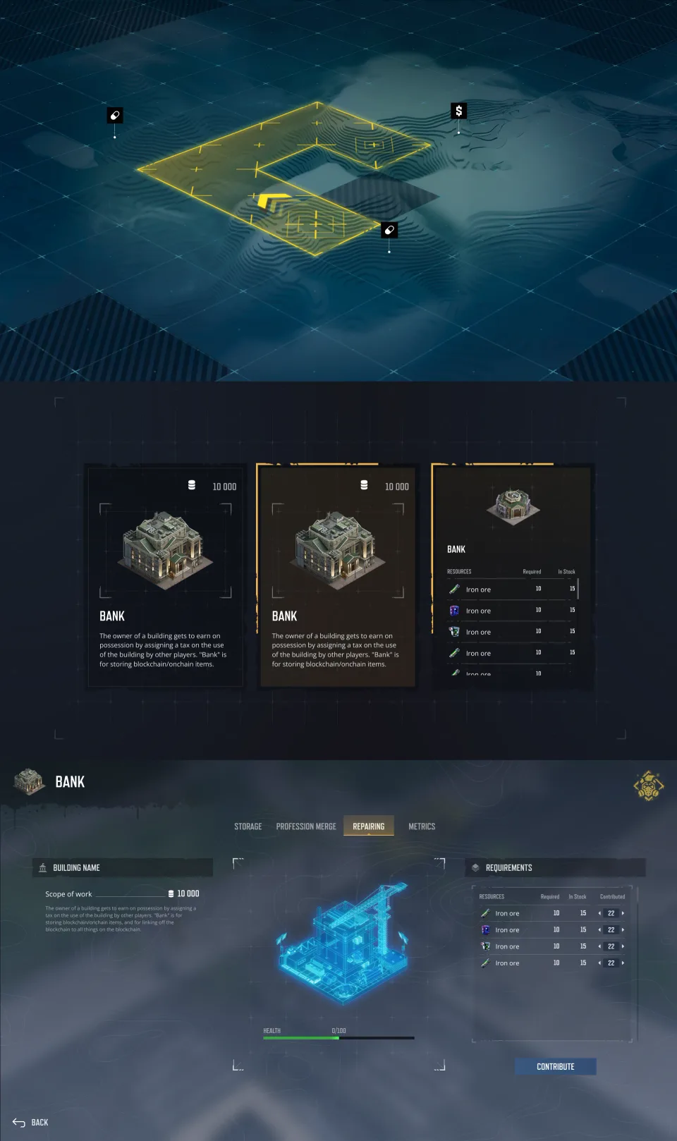 Wild Rage UI UX building placement interface game