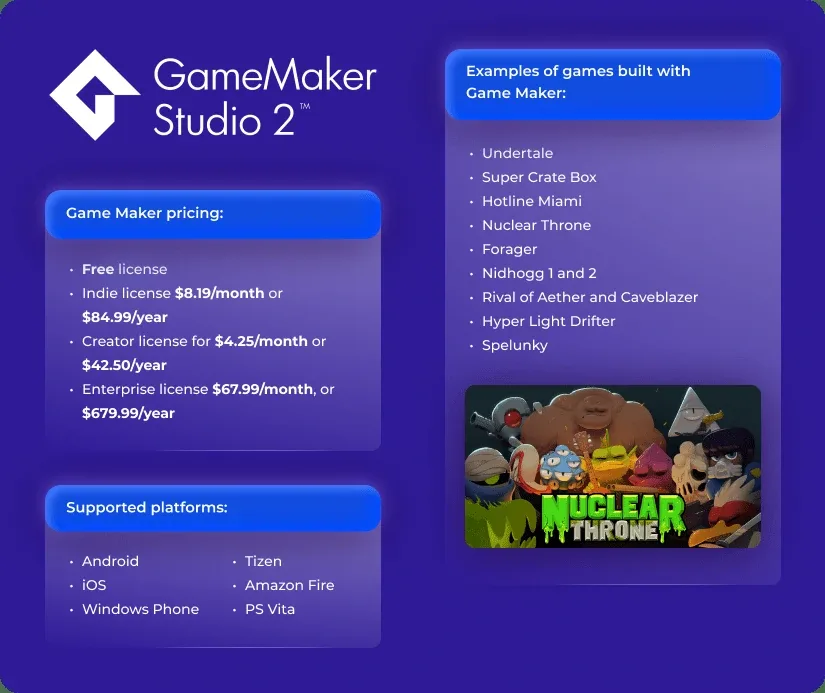 Top 15 Mobile Game Engines, Tools and Development Software