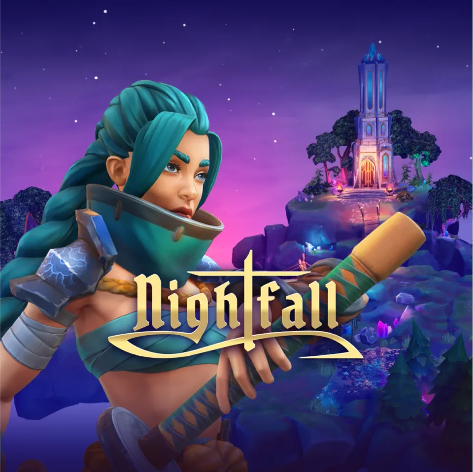Nightfall fantasy adventure game character artwork