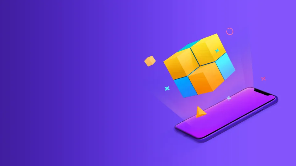 Colorful game characters in an iOS game scene