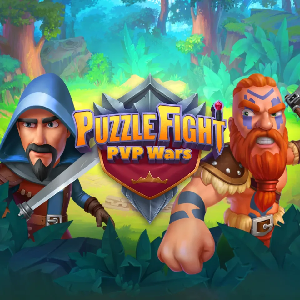 Puzzle Fight PvP Wars characters battle game cover
