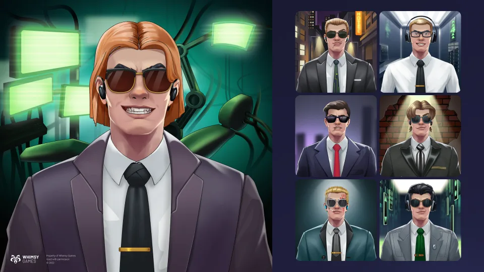AI avatar character variations in different styles