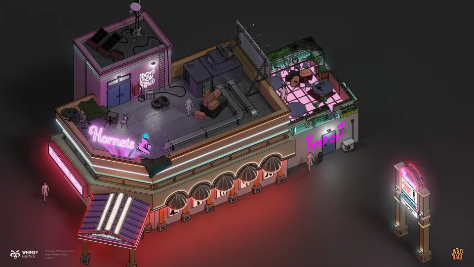 Rooftop location