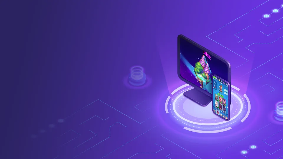 Colorful game characters in an iOS game scene