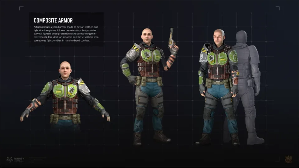 Three Wild Rage heroes in composite armor