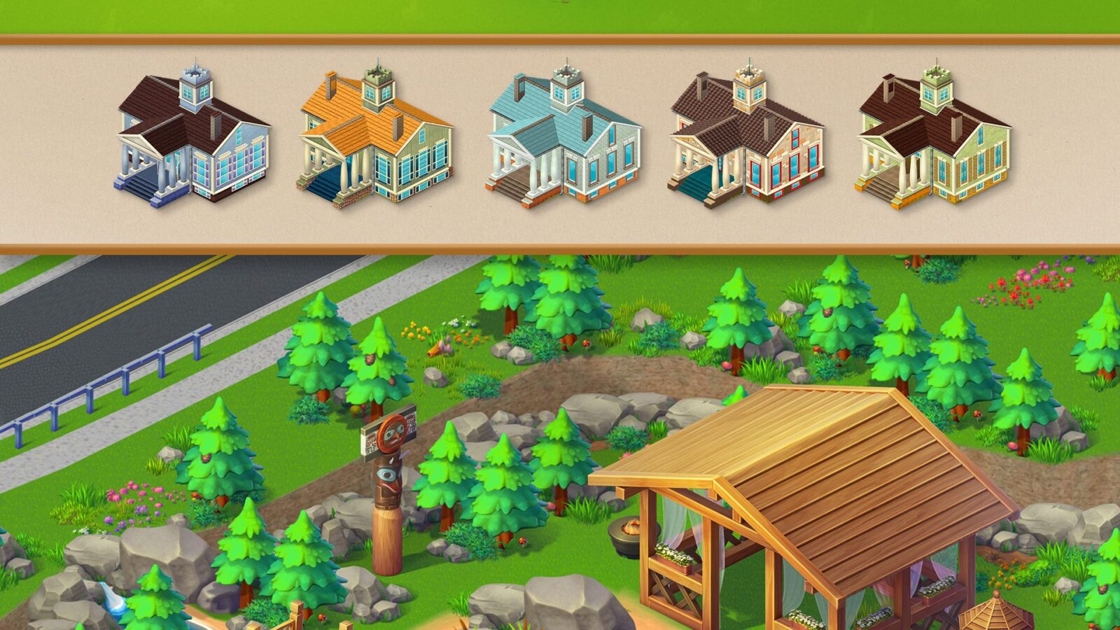 Farmland and garden environment concept