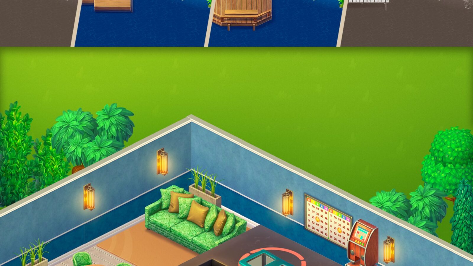 Greenhouse building farm game