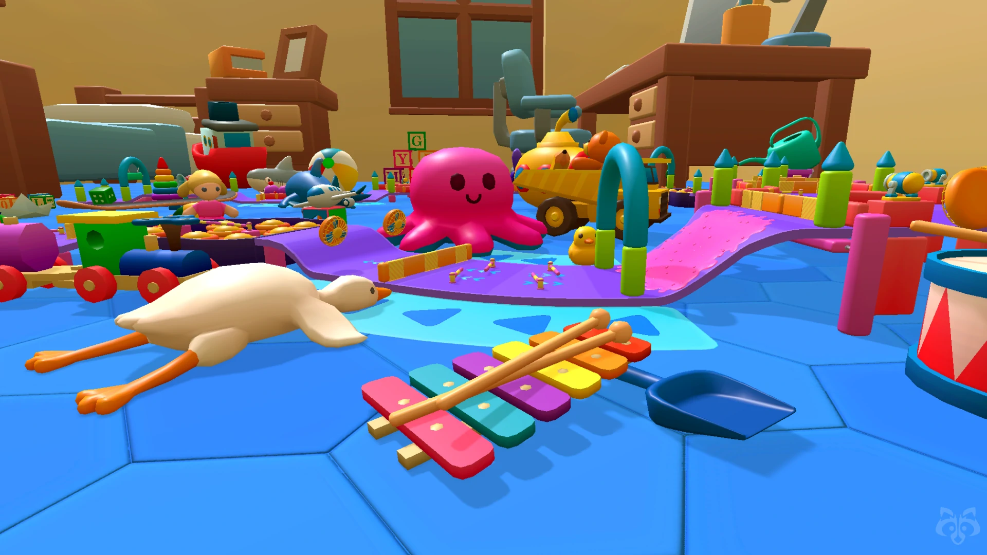 Toy piano detail in obstacle level – UI and level interaction by Whimsy Games