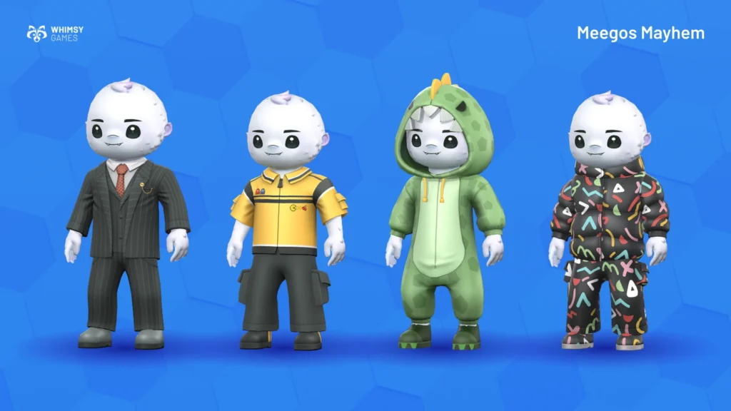Character variations from "Meegos Mayhem