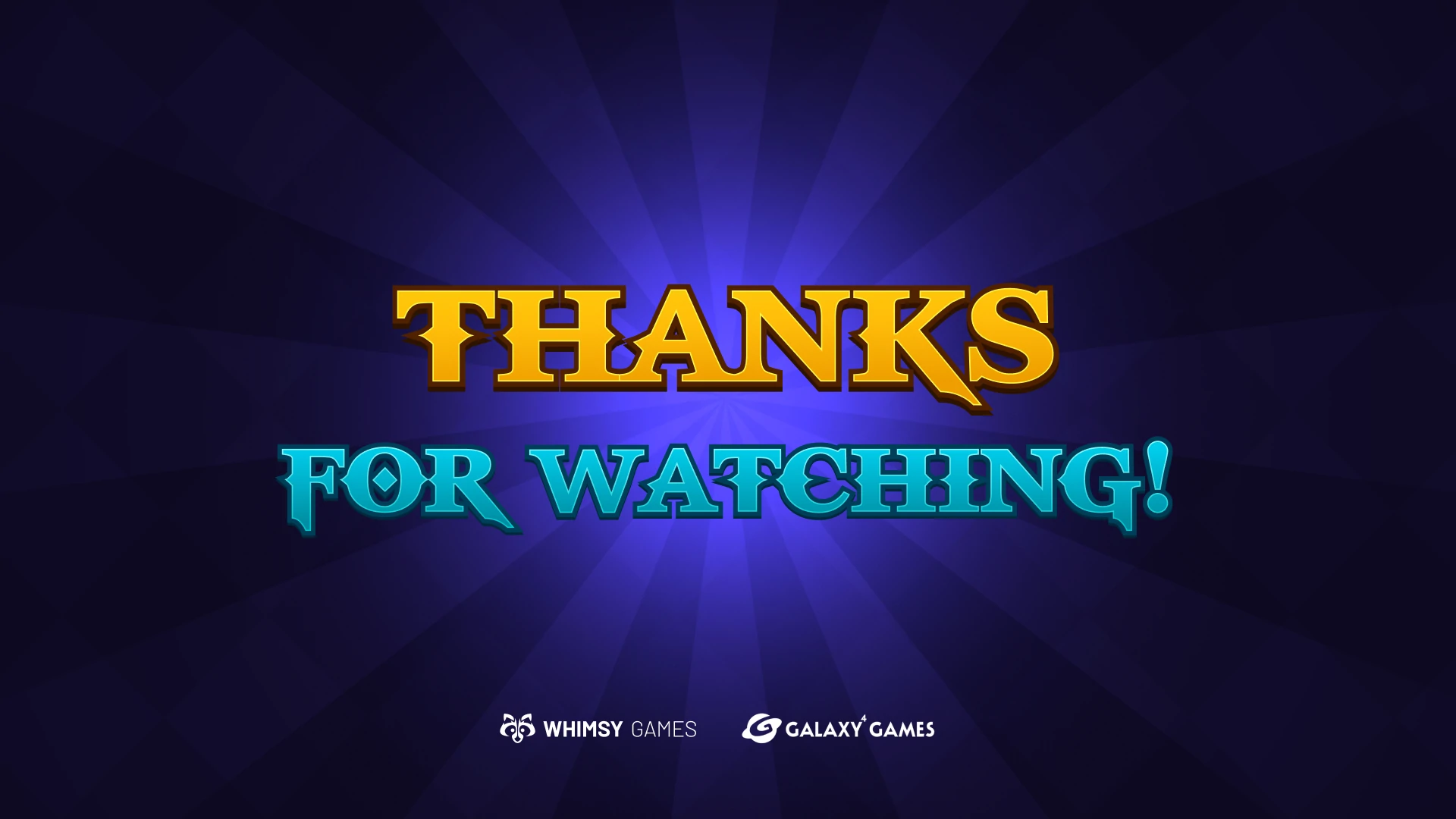 Thanks for Watching slide