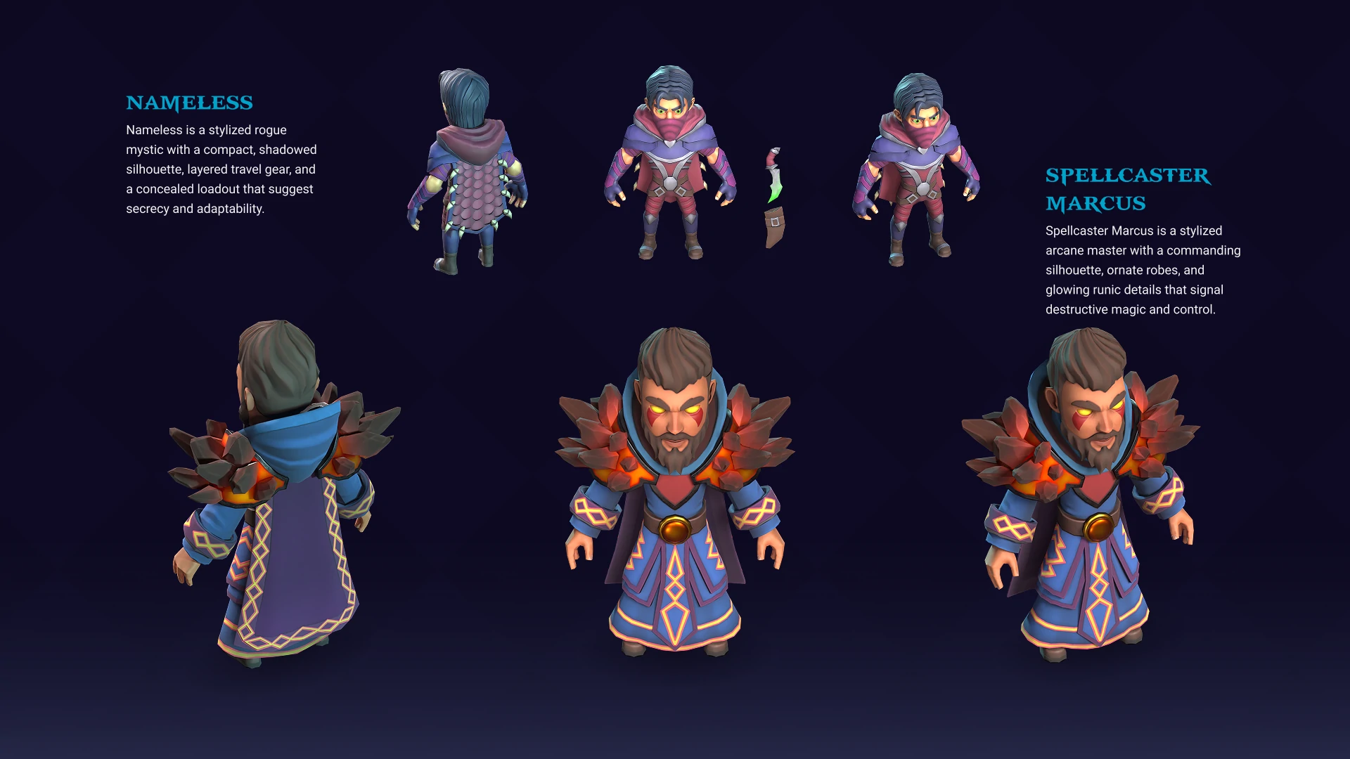 Mage character concept art