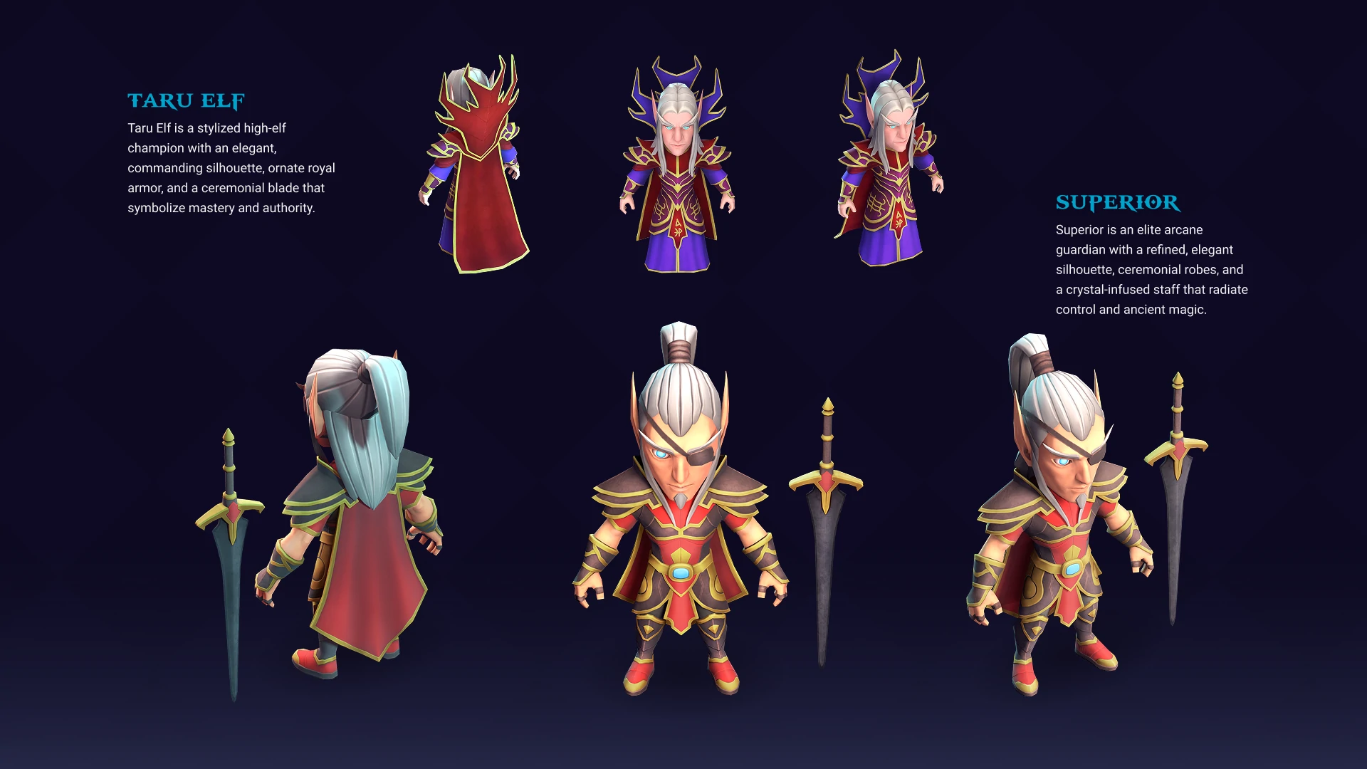 Group scene of warriors and mages from Legends of Rodrim