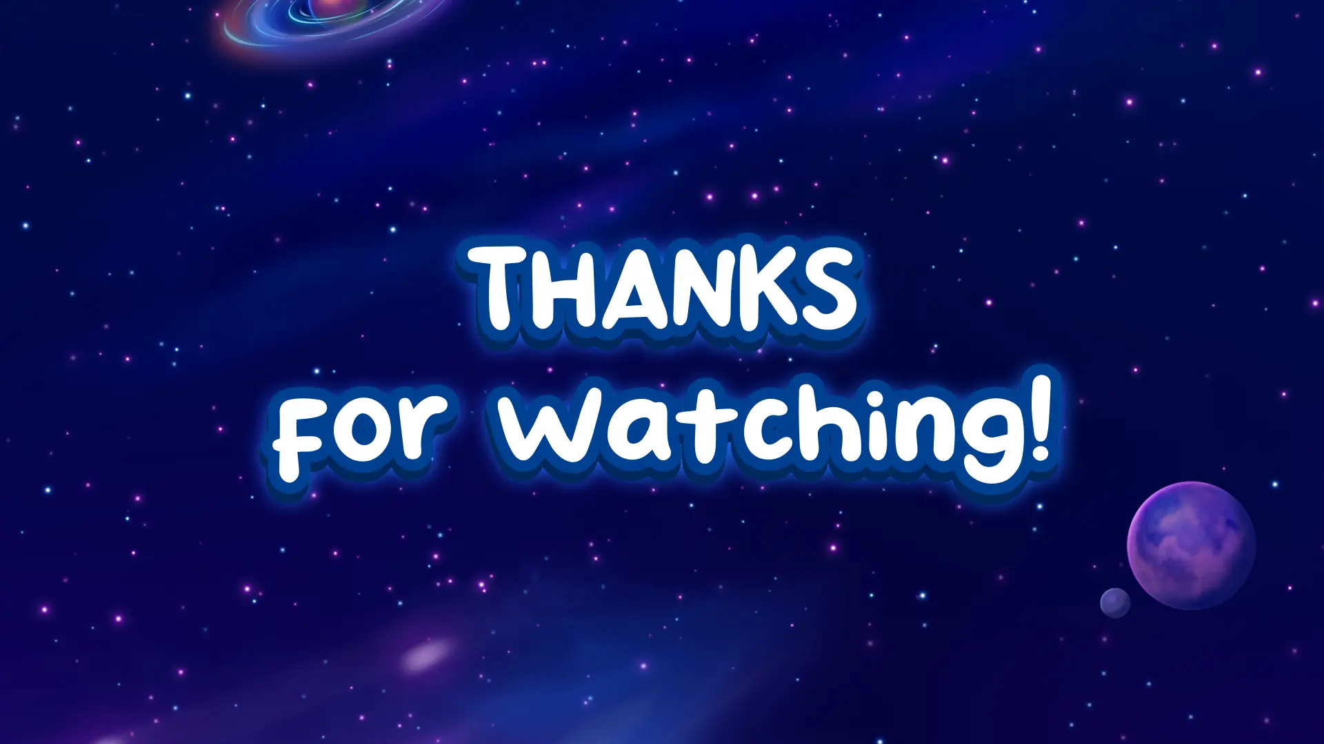 Meegos Mayhem thank you screen