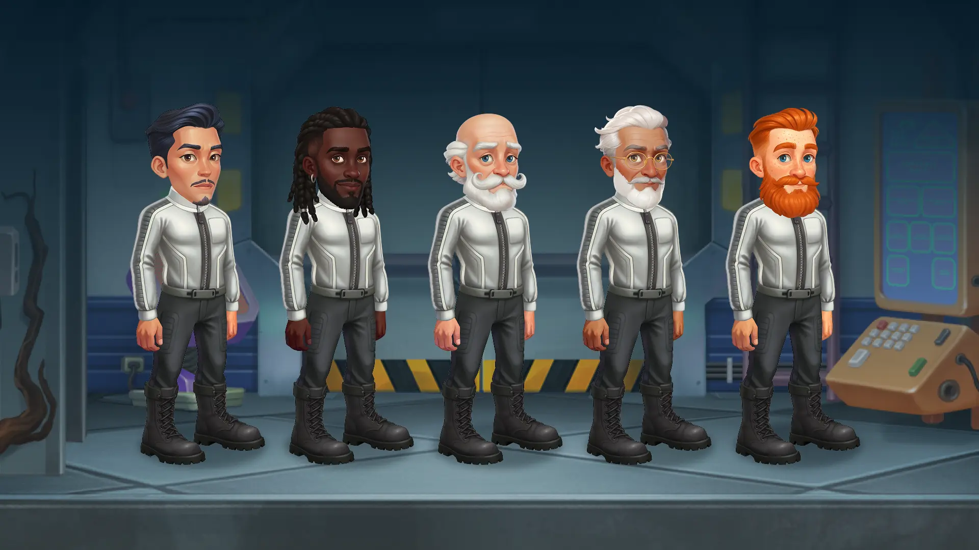 spelling game male NPC helper characters