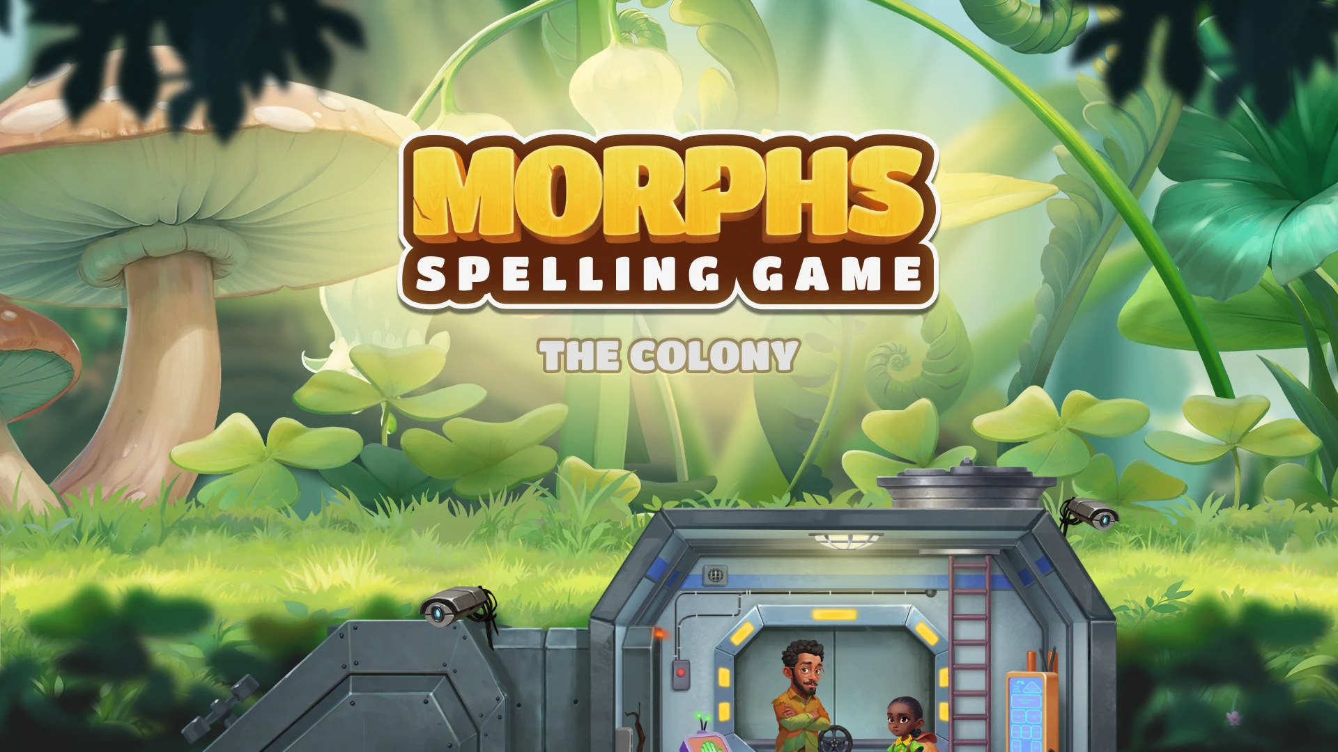 Spelling Game The Colony main screen with educational word game interface