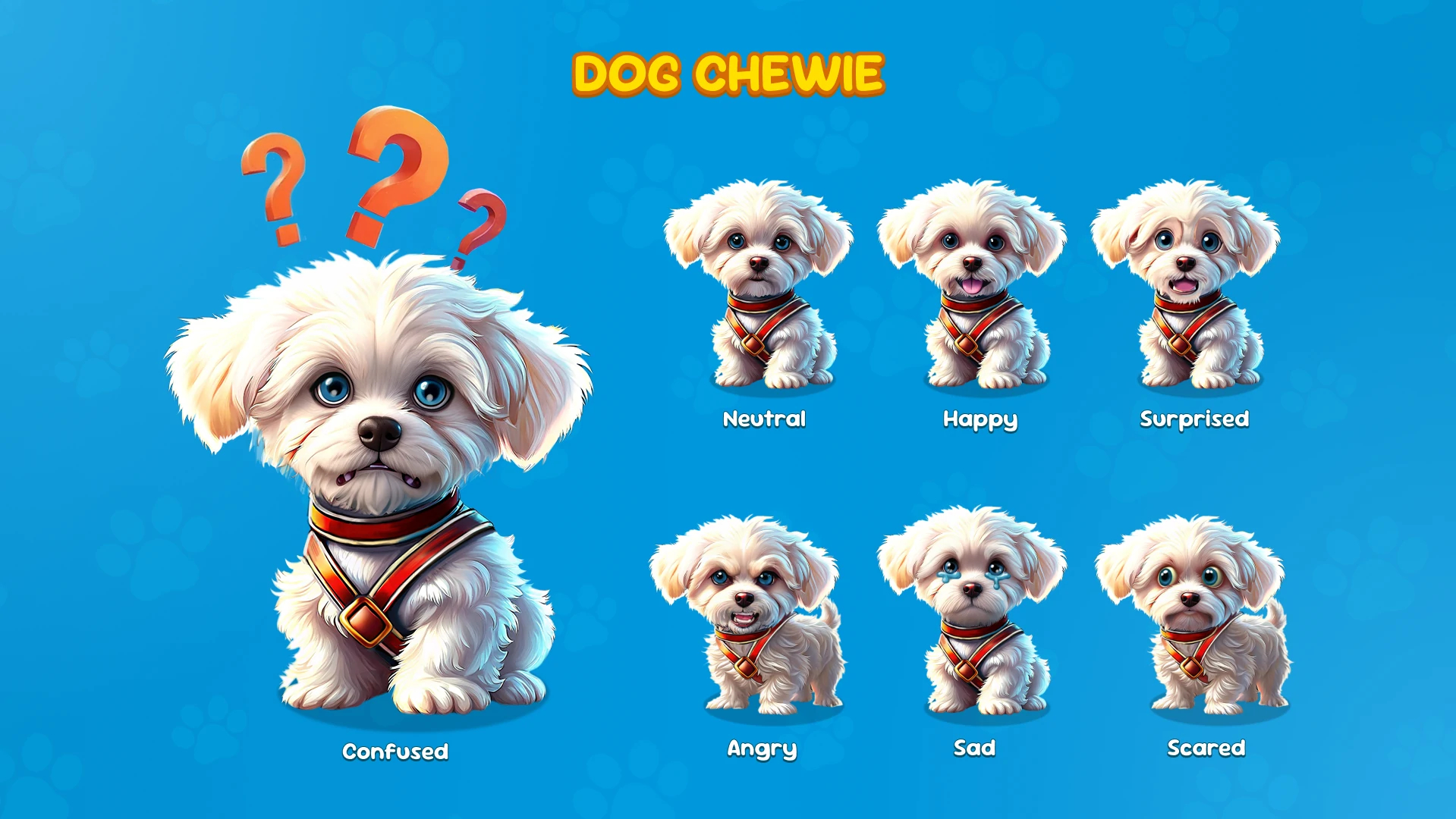 Dog customization elements in Doggo’s Adventure Match
