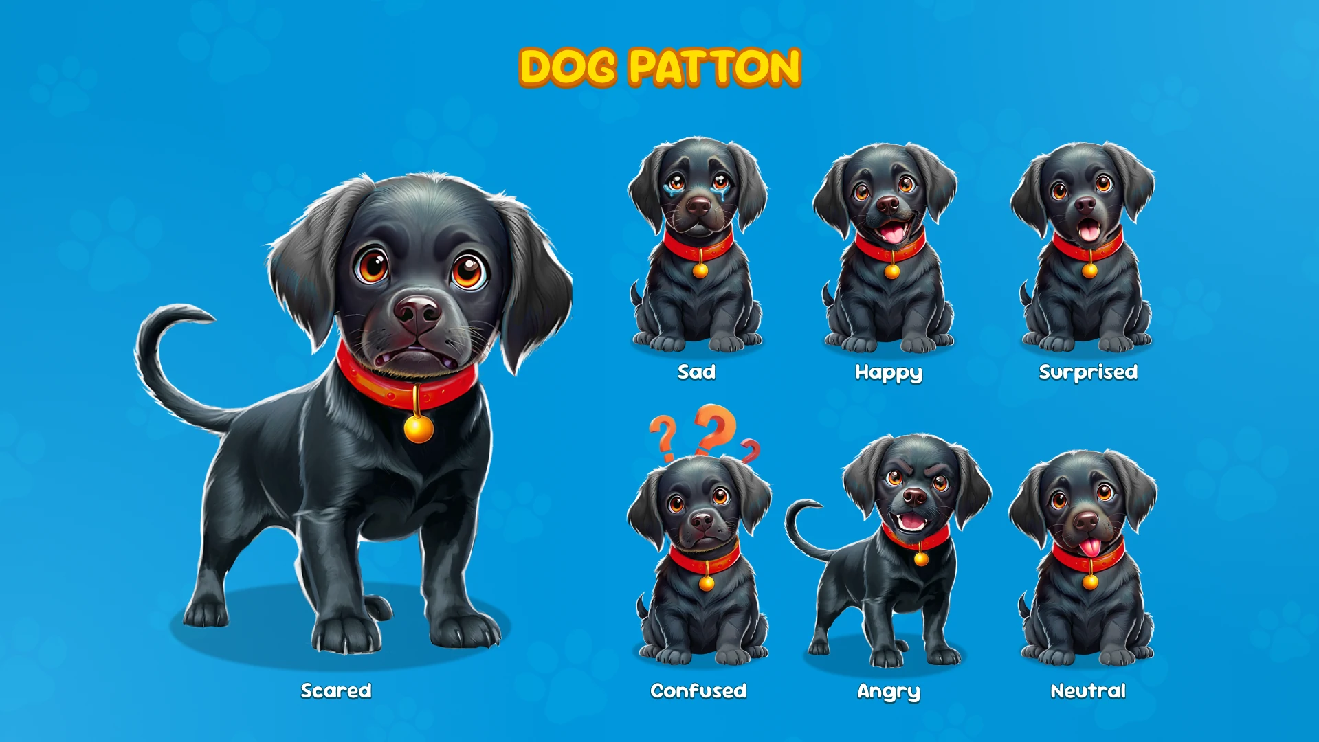 Dog character variations from Doggo’s Adventure Match